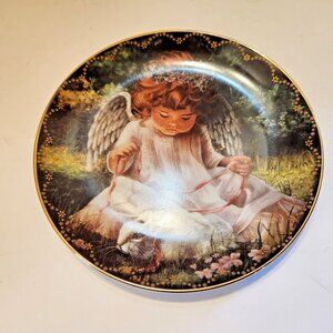 Bradford Exchange “An Angel’s Kindness" Plate Heaven's Little Sweethearts